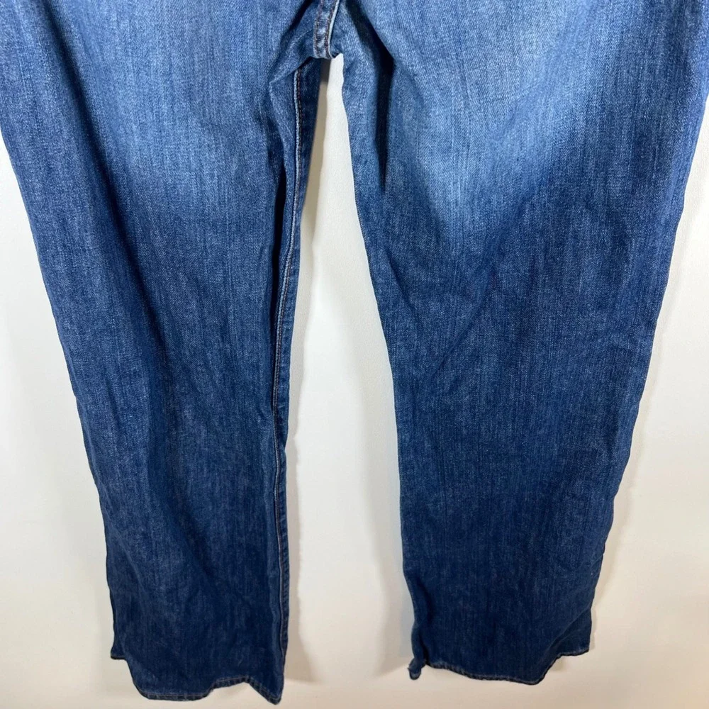 Abercrombie &‎ Fitch Womens Bootcut Jeans Size 8S Medium Wash Blue Denim Cotton